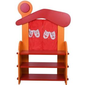 Edutoys Turuncu Dolaplı Kukla Sahnesi