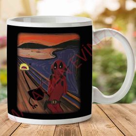 Edward Munch the Deadpool Scream Baskılı Kupa