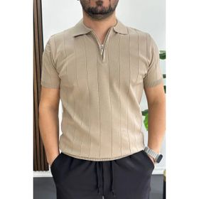 Edwox Vizon EDW452 Erkek Slim Fit Fermuarlı Polo Yaka Tişört