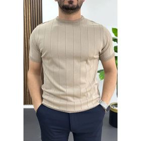 Edwox Vizon EDW456 Erkek Bisiklet Yaka Çizgili Tişört