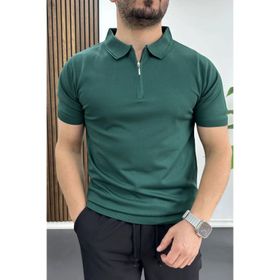 Edwox Yeşil EDW455 Erkek Polo Yaka Düz Tişört