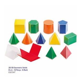 EDX EX21347 2D 3D Geometric Solids