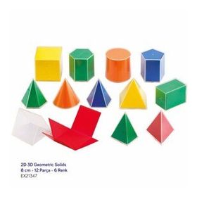 EDX EX21347 2D 3D Geometric Solids