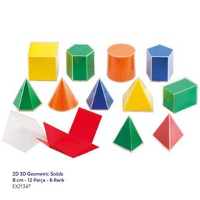 EDX EX21347 2D 3D Geometric Solids