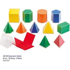 EDX EX21347 2D 3D Geometric Solids