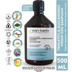 Edy's Organics Yenileyici Güçlendirici 500 ml Organik Yosun Özlü Şampuan