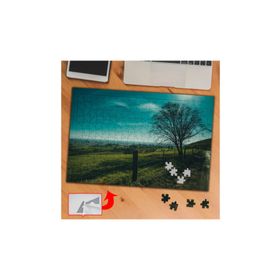 EE4E0 Baharda Bahçe Ağaçlar 240 Parça Puzzle Yapboz Tablo