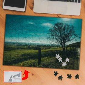 EE4E0 Baharda Bahçe Ağaçlar 240 Parça Puzzle Yapboz Tablo