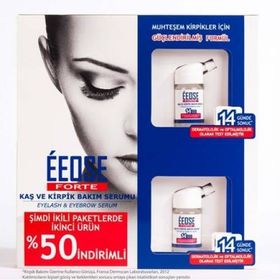 Eeose 2x10 ml Forte Kaş ve Kirpik Bakım Serumu Set