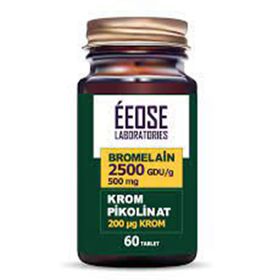 Eeose Bromelain 500 mg Krom Pikolinat 60 Tablet