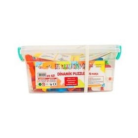 Efe Oyuncak Eğitici Öğretici Zeka Geliştirici Dinamik 72 Parça Puzzle