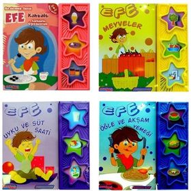 Efe Serisi Eğitici Sesli Kitaplar 4 Kitap - Kolektif