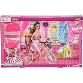 Efe Toys 255 Alisa Ve Bisikleti Oyun Seti