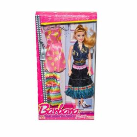 Efe Toys 287 Yedek Elbiseli Barbara Bebek