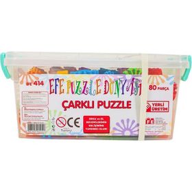 Efe Toys 414 80 Parça Çarklı Puzzle