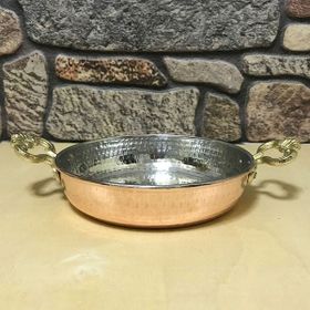 Efemir 19 cm Dövme Bakır Tava