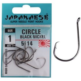 Effe Japanese Circle Carbon Black Nickel 5114 No:1 Olta İğnesi