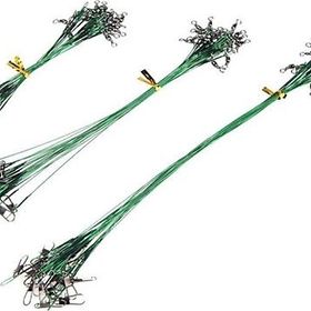 EFFE Yeşil Renk Çelik Tel Fırdöndülü Klipsli 10lu Paket HG2507 - 25 CM