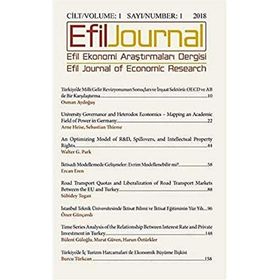 Efil Ekonomi Araştırmaları Dergisi Cil:1 Sayı:1 2018-Efil Yayınevi