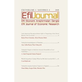 Efil Ekonomi Araştırmaları Dergisi Cilt: 1 - Sayı 4 - Kolektif
