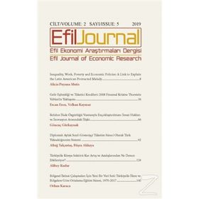 Efil Ekonomi Araştırmaları Dergisi Cilt: 2 - Sayı: 5 - Kolektif
