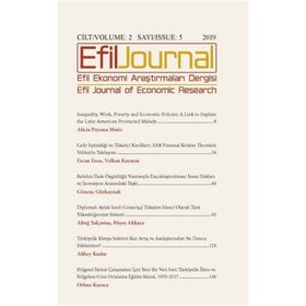 Efil Ekonomi Araştırmaları Dergisi Cilt: 2 - Sayı: 5 - Kolektif