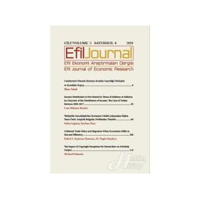 Efil Ekonomi Araştırmaları Dergisi Cilt: 2 - Sayı: 6 - Kolektif
