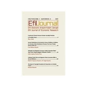 Efil Ekonomi Araştırmaları Dergisi Cilt: 2 - Sayı: 6 - Kolektif