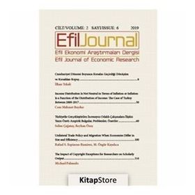 Efil Ekonomi Araştırmaları Dergisi Cilt: 2 - Sayı: 6 - Kolektif
