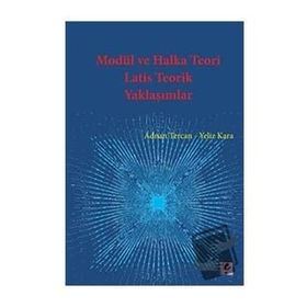 Efil Yayınevi Modül ve Halka Teori Latis Teorik Yaklaşımlar