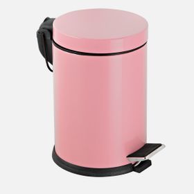 Efor Metal Pedallı Pembe Çöp Kovası