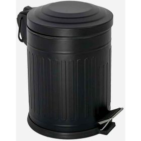 Efor Metal Vintage Siyah 5 lt Çöp Kovası
