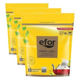 Efor Prime Label Jumbo 35x30 g Demlik Poşet Siyah Çay