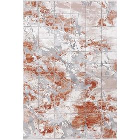 Efsane Halı 31979 020 Astra Kırmızı Modern 160x230 cm Salon Halısı