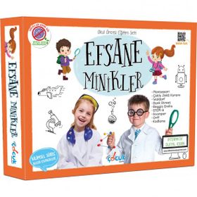 Efsane Minikler Okul Öncesi Eğitim Seti - Dikkat Çocuk Yayınları