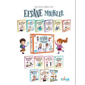 Efsane Minikler Okul Öncesi Eğitim Seti - Dikkat Çocuk Yayınları