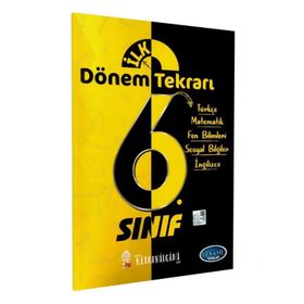 Efsane Yayınları 6. Sınıf İlk Dönem Tekrarı Tatil Kitabı