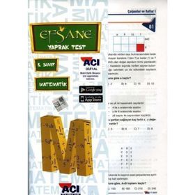 Efsane Yayınları 8. Sınıf Efsane Matematik Yaprak Test