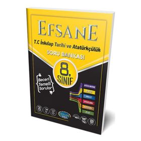 Efsane Yayınları 8. Sınıf Efsane T.C. İnkılap Tarihi ve Atatürkçülük Soru Bankası