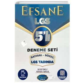 Efsane Yayınları 8. Sınıf LGS Sayısal Sözel Tamamı Video Çözümlü