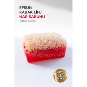 Efsun 120 gr Doğal Kabak Lifli Nar Sabunu