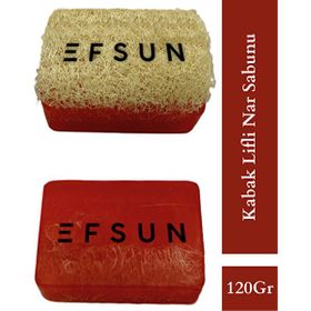 Efsun 120 gr Doğal Kabak Lifli Nar Sabunu