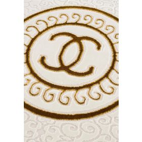Efsun Krem Gold Modern Salon ve Oturma Odası Halısı