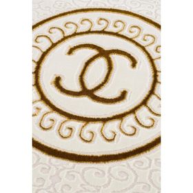 Efsun Krem Gold Modern Salon ve Oturma Odası Halısı