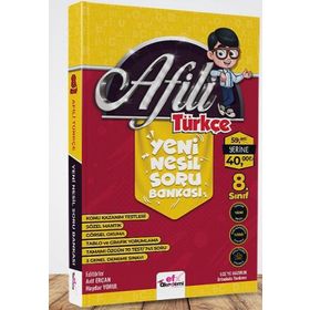 Efx 8. Sınıf Afili Türkçe Yeni Nesil Soru Bankası