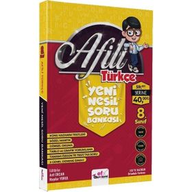 Efx 8. Sınıf Afili Türkçe Yeni Nesil Soru Bankası
