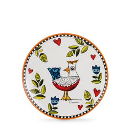 Egan Italy Cocoricò 6'lı 19 cm Turuncu Tatlı Tabağı