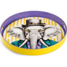 Egan Italy Human Fil Desenli Yuvarlak 37.5 cm Tepsi