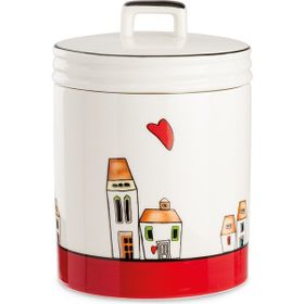 Egan Italy Le Casette Kırmızı 14x19 cm Kavanoz