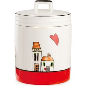 Egan Italy Le Casette Kırmızı 9x12 cm Kavanoz
